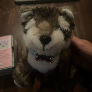 Pusheen Mini Puzzles Box With Husky Plush - Pink and Gray